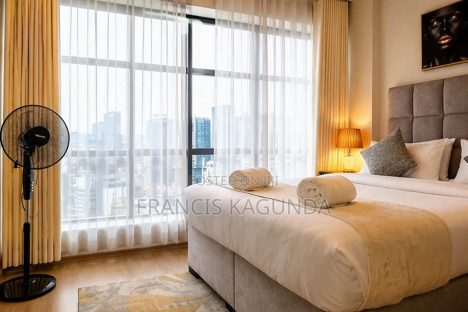 Queen-Size Bed+ Spring Mattress + Sidebed Drawers