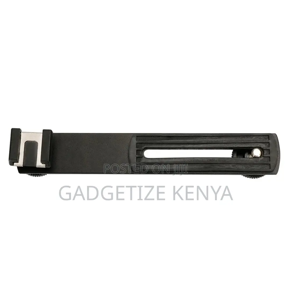 Straight Aluminum Cold Shoe Bracket 1/4-20 Screw Hot Shoe Mount