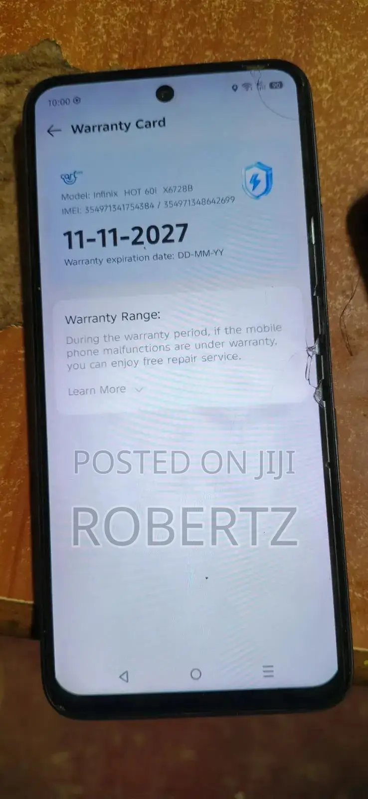 Infinix Hot 60i 128 GB Black