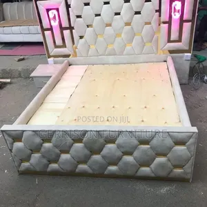 Luxury 5x6 Bed Frame With Built-in LED Lights