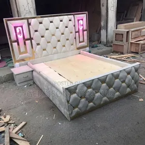 Luxury 5x6 Bed Frame With Built-in LED Lights