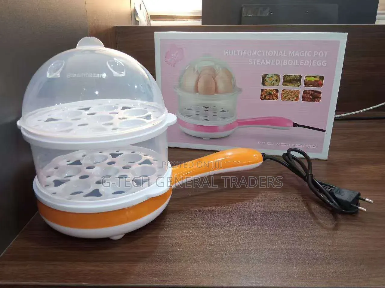 Generic Multifunctional Magic Pot 2-Layer Egg Boiler and Steamer