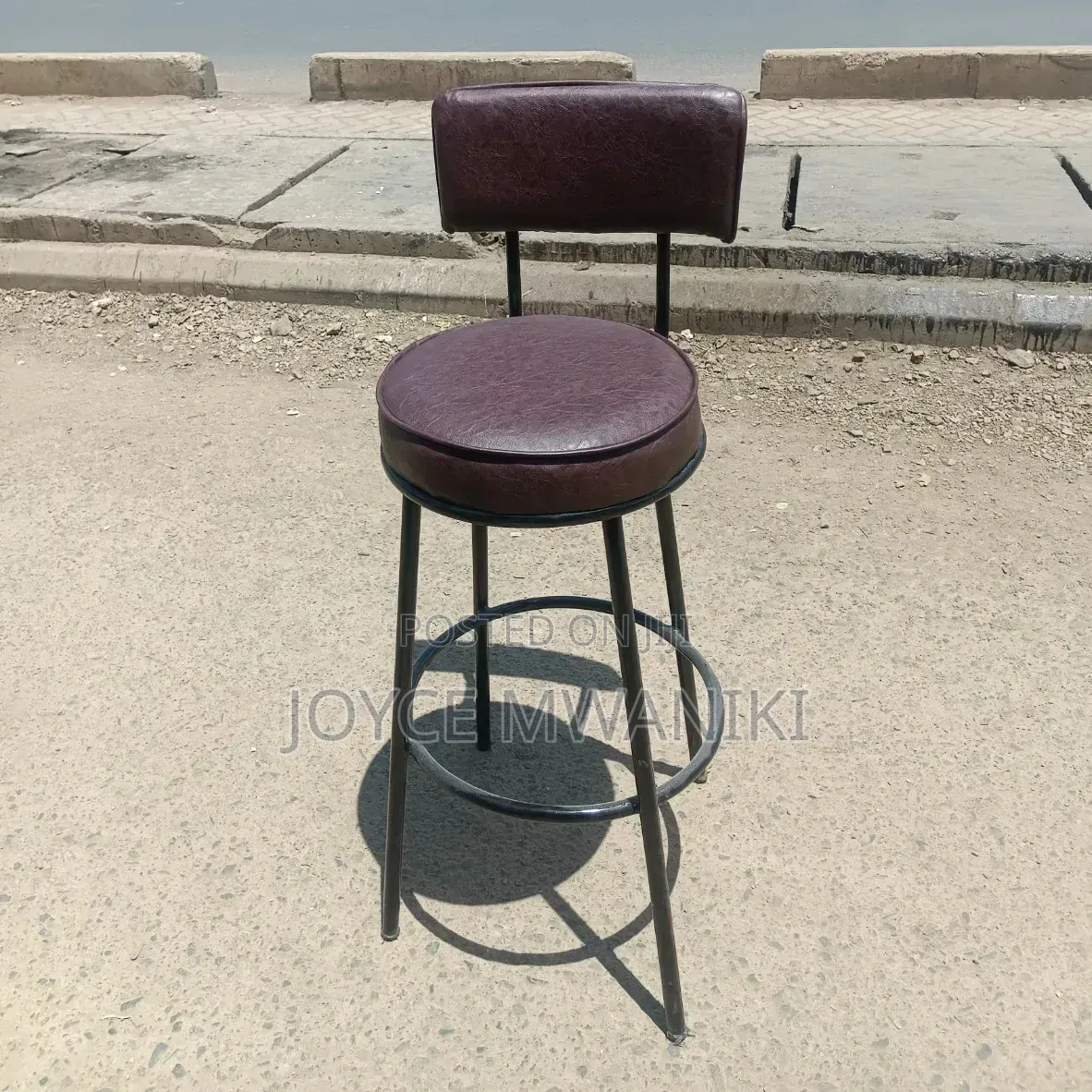 Kitchen Counter or Bar Stool, Brown