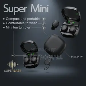 Super Mini Tumbler TWS Wireless Earbuds