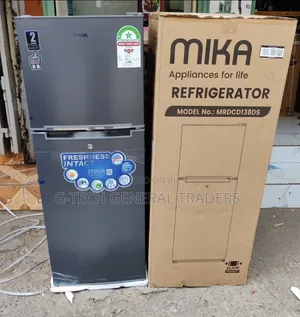 Mika 138L Double Door Refrigerator (Model MRDCD138DS