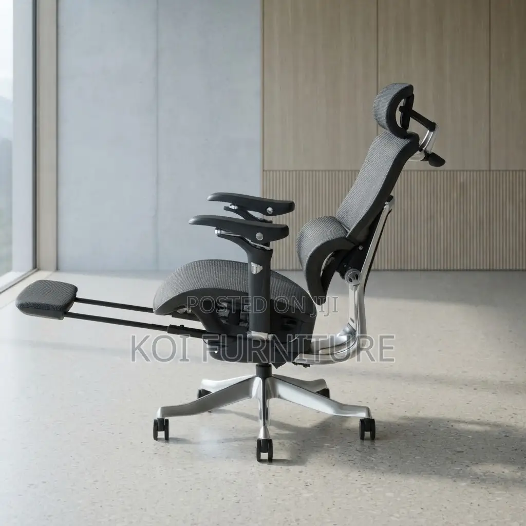 Office Chairs; Modern Executive Orthopedic Fabric Reclining Chairs