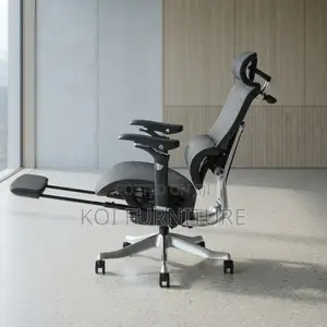 Office Chairs; Modern Executive Orthopedic Fabric Reclining Chairs