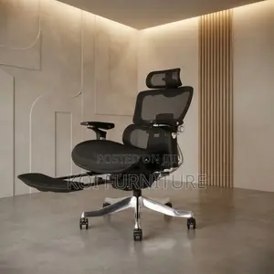 Office Chairs; Modern Executive Orthopedic Fabric Reclining Chairs