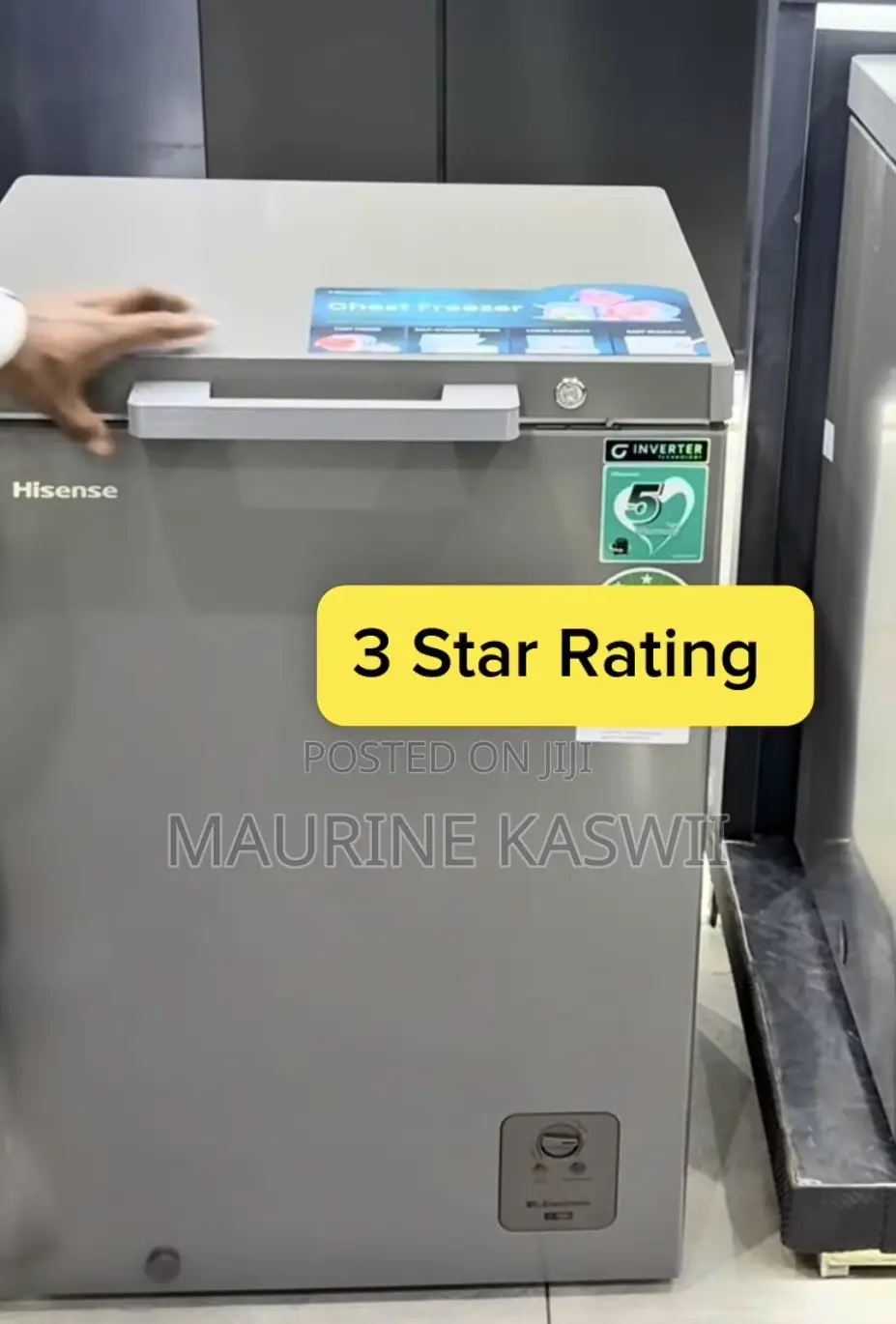 Hisense 142l Chest Freezer -Silver