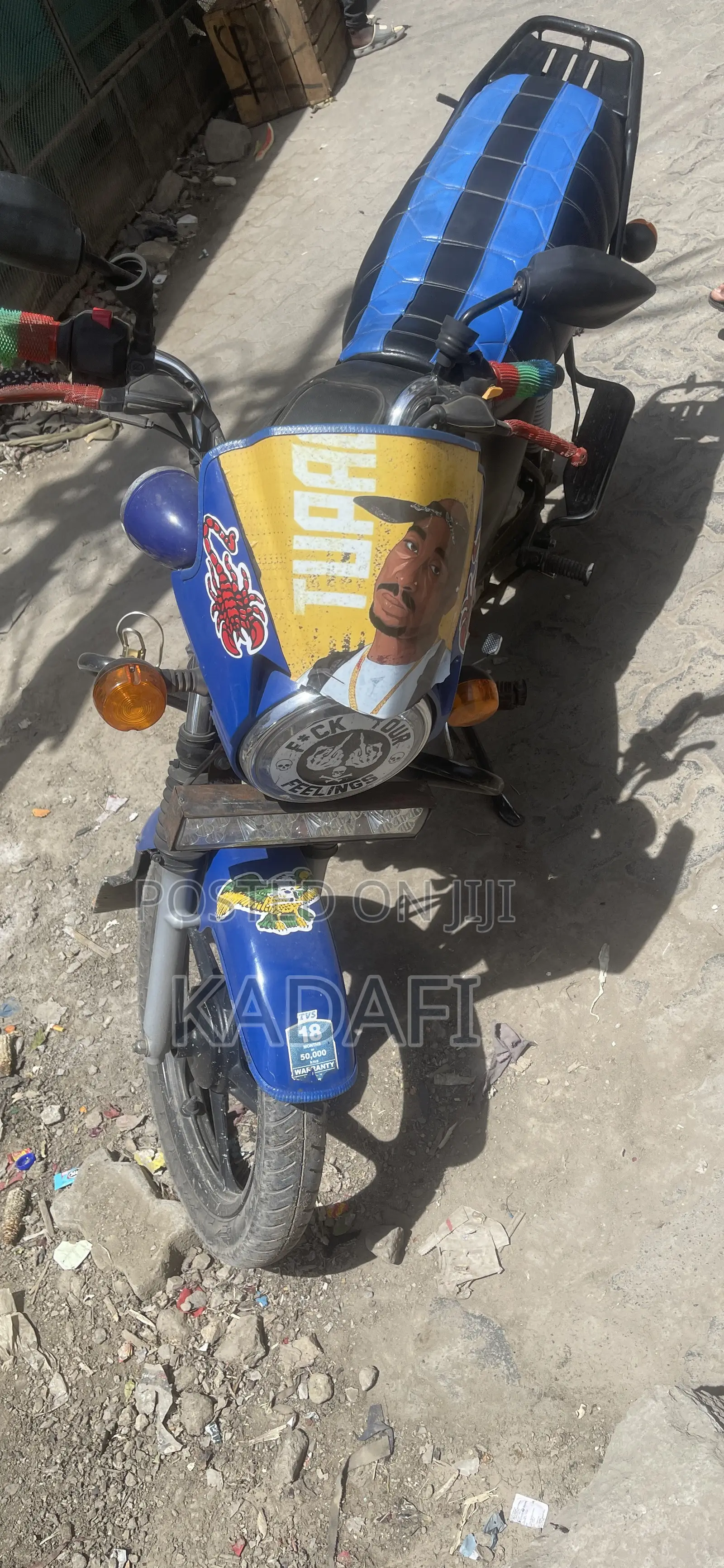 TVS HLX 125 2025 Blue