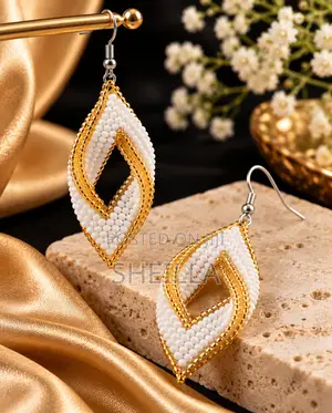 Zuri Beaded Drop Earings