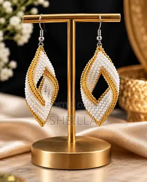 Zuri Beaded Drop Earings
