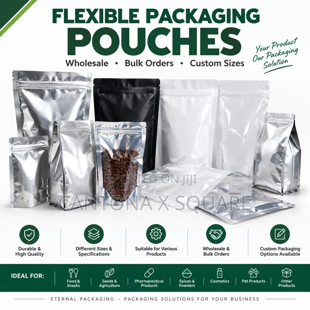 Stand Up Pouches Flexible Packaging Bags