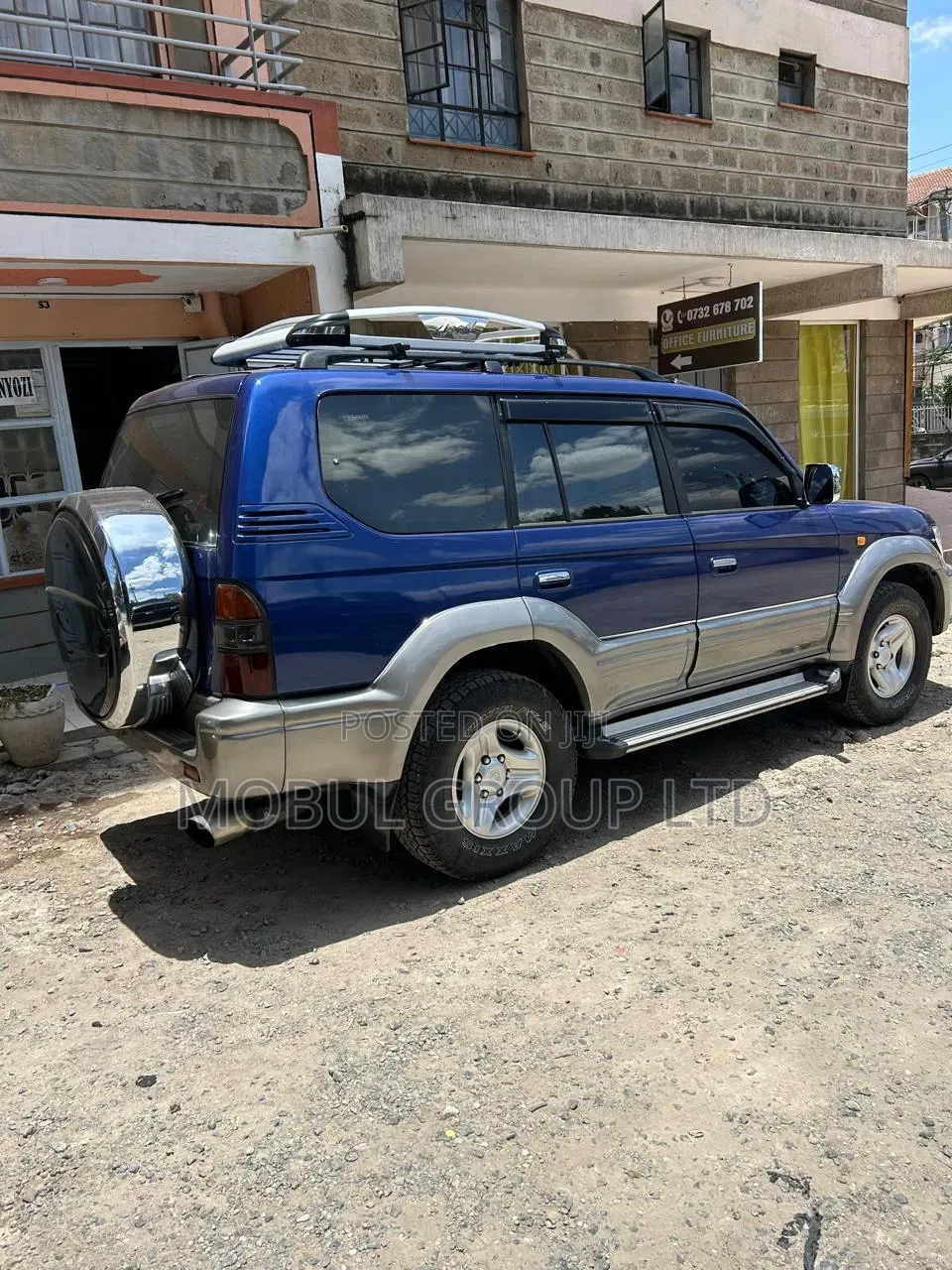 Toyota Land Cruiser 90 2001 Blue