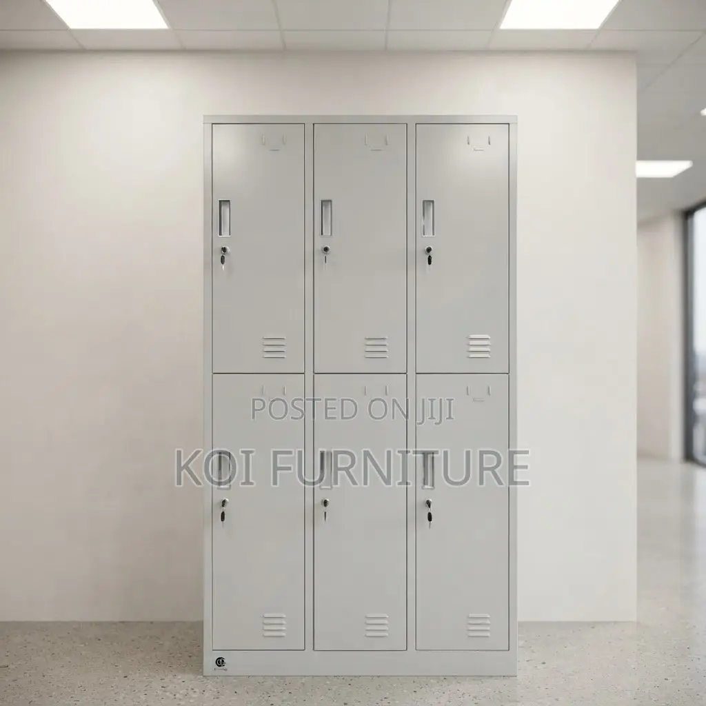 Office Cabinet; 6 Drawers Stainless Steel Modern Storage Cabinets