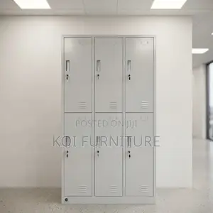 Office Cabinet; 6 Drawers Stainless Steel Modern Storage Cabinets