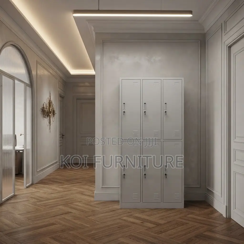 Office Cabinet; 6 Drawers Stainless Steel Modern Storage Cabinets
