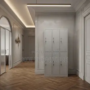 Office Cabinet; 6 Drawers Stainless Steel Modern Storage Cabinets