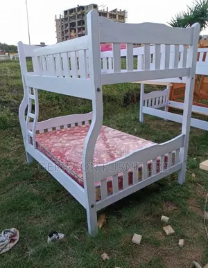 Premium White Wooden Bunk Bed Frame