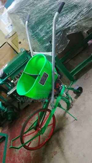Push-Type Manual Wheel Seeds Planter for Sowing Fertilizing Small Plot