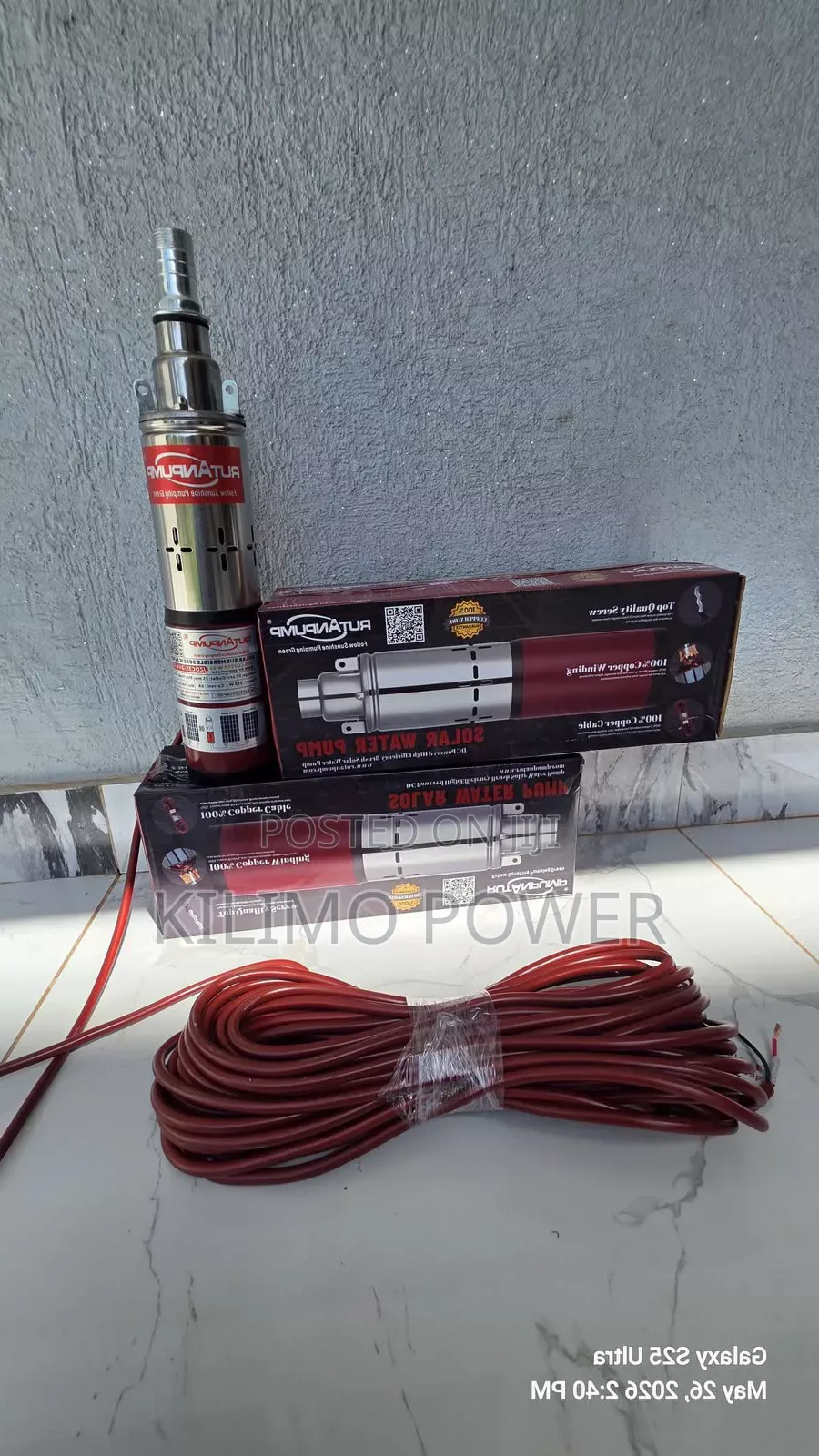 Rutan 50 Metres Solar Pump