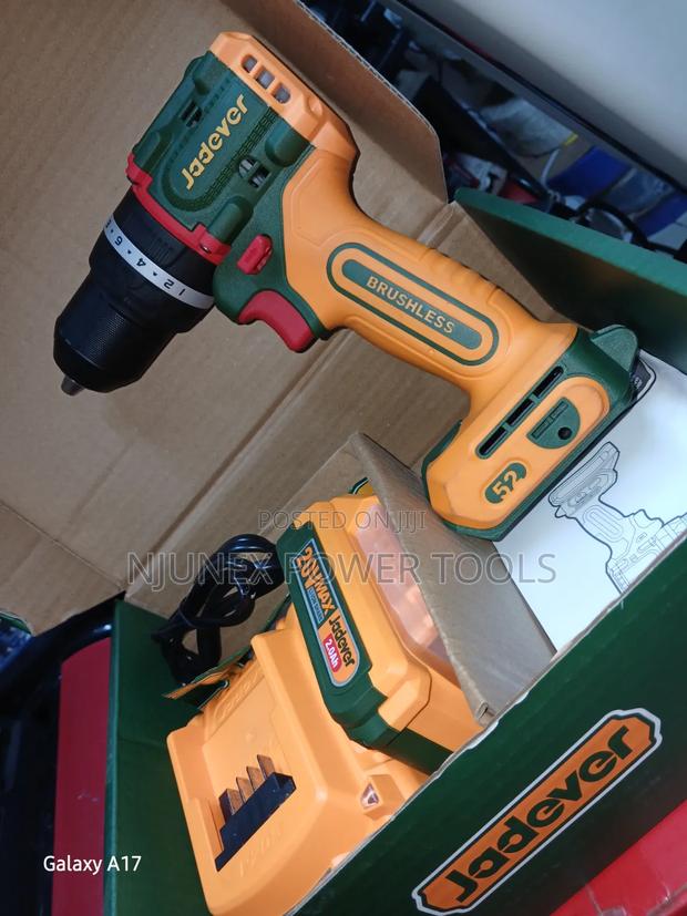 Jadever 20V Compact Brushless Cordless Impact Drill Set - thumbnail 2