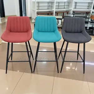 Modern High Bar Stools – Fabric Counter Chairs
