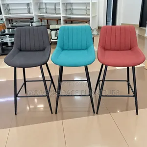 Modern High Bar Stools – Fabric Counter Chairs