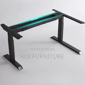 Office Desk; 1.4 Meter 
Ergonomic L-Shaped Electric Standing Desk