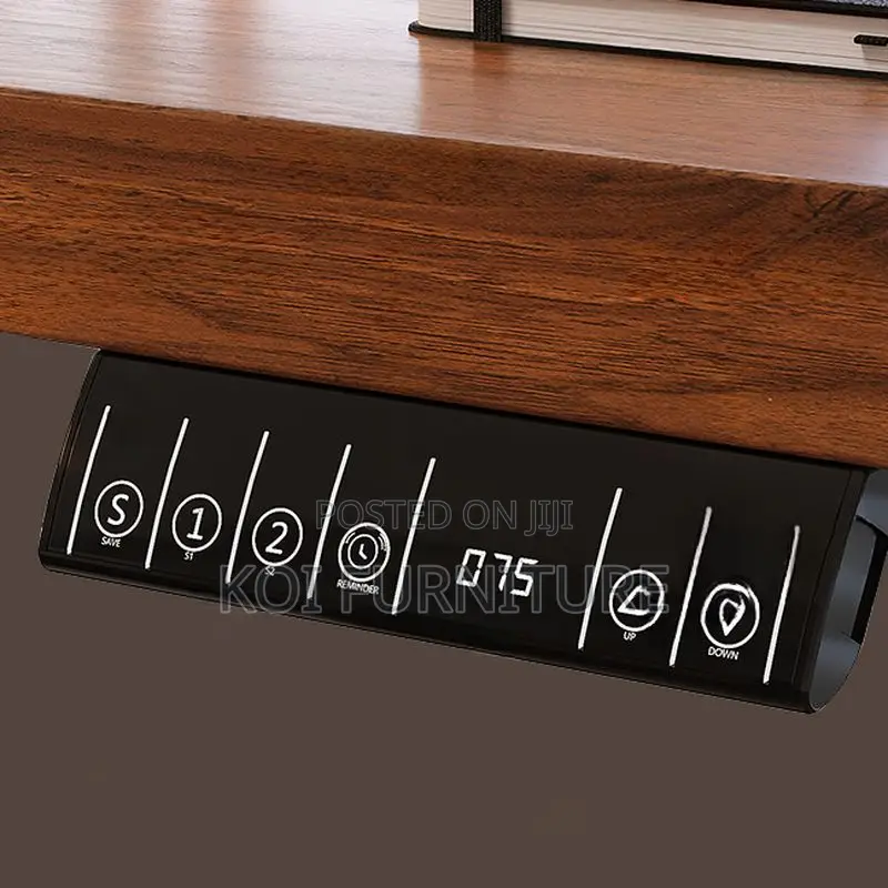 Office Desk; 1.4 Meter 
Ergonomic L-Shaped Electric Standing Desk