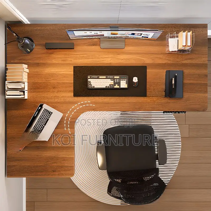 Office Desk; 1.4 Meter 
Ergonomic L-Shaped Electric Standing Desk