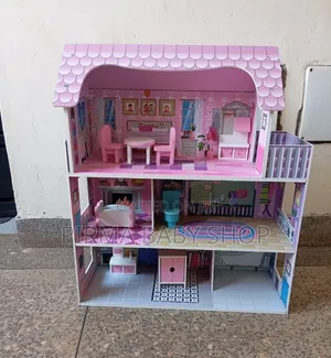 Large Wooden Dollhouse
