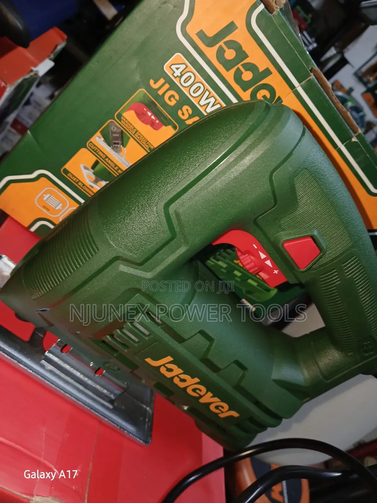 Jadever 20V Cordless Jigsaw (Model JDLS1565).