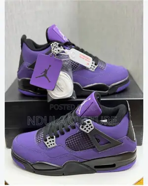 Air Jordan 4 Retro "Travis Scott Purple" (Friends and Family),
