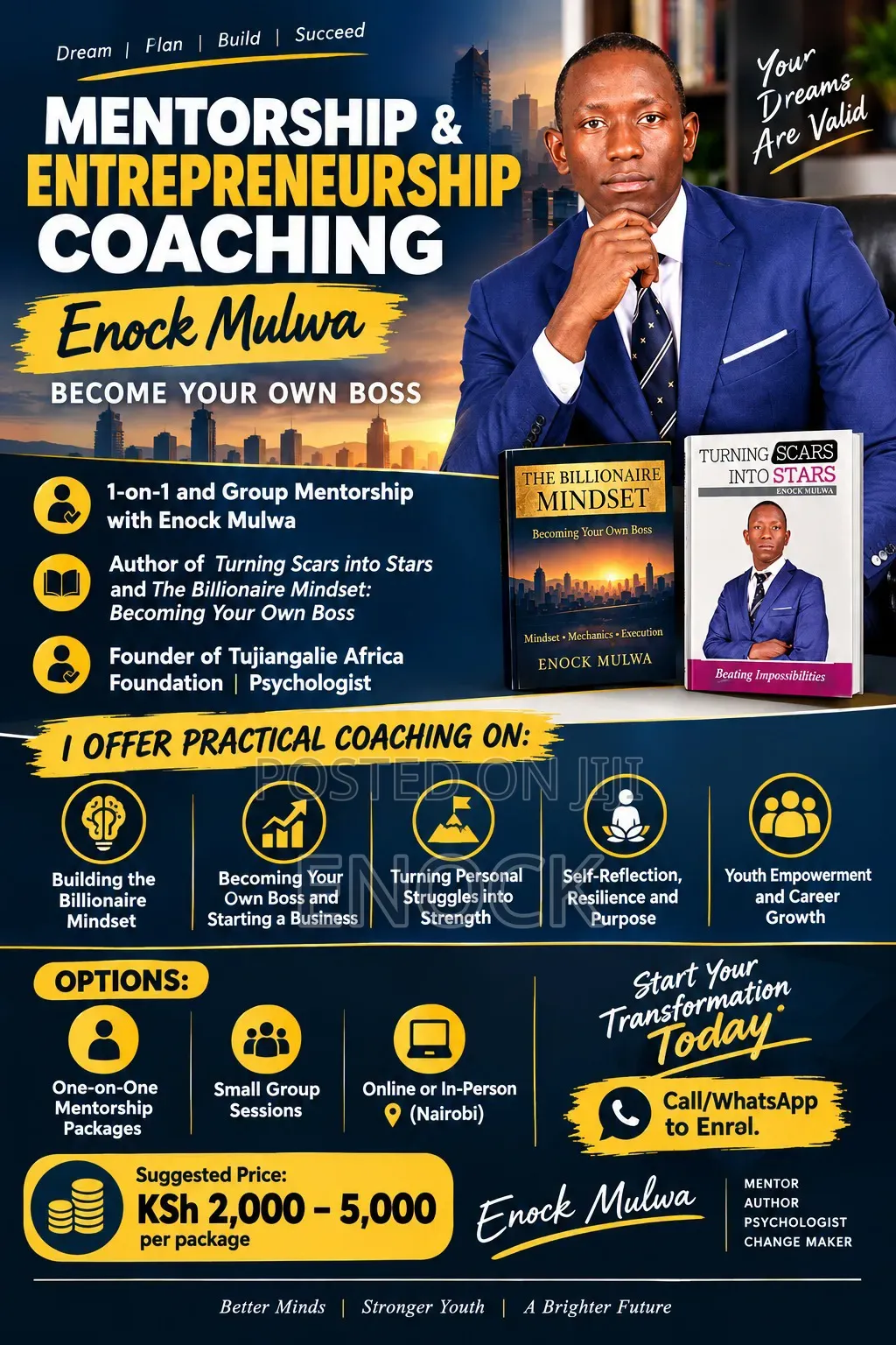 Mentorship Entrepreneurship Coaching (Becoming Your Own Boss)