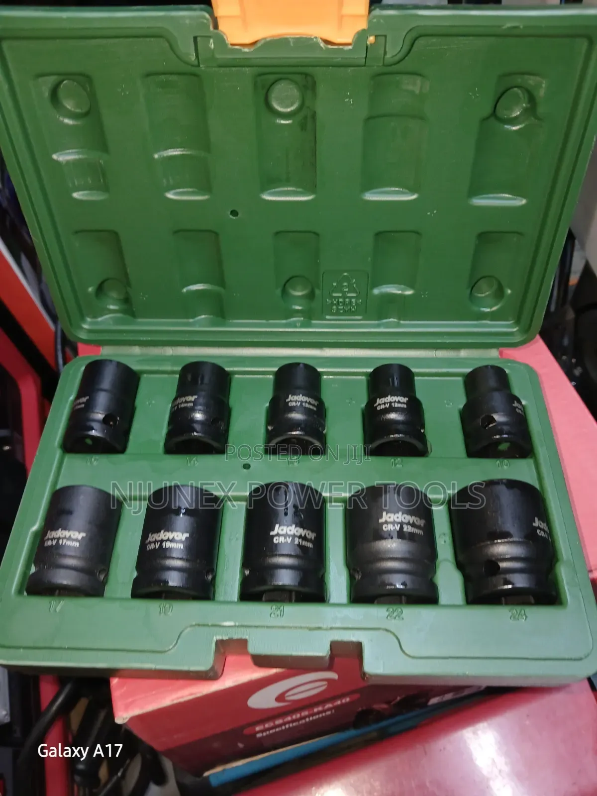 Jadever 10-Piece 1/2" Drive Deep Impact Socket Set