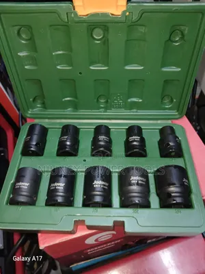 Jadever 10-Piece 1/2" Drive Deep Impact Socket Set