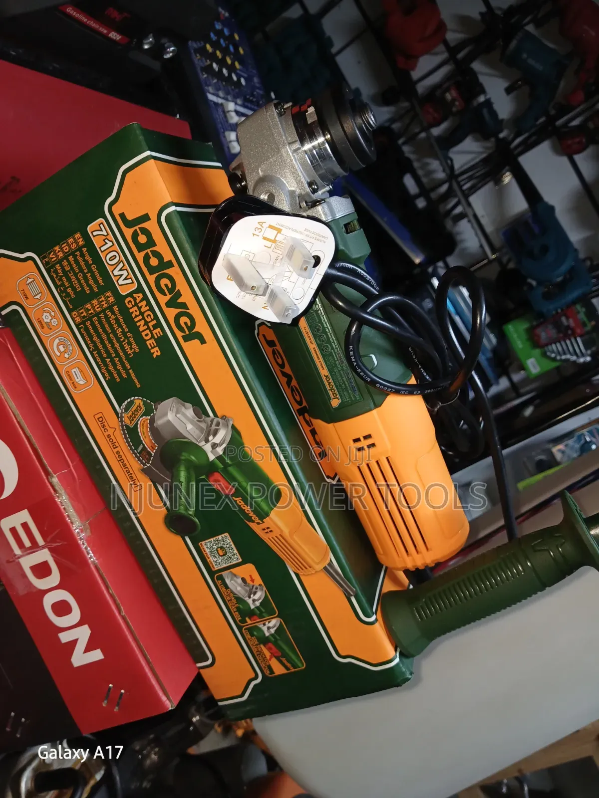 Jadever 710W Angle Grinder Green and Yellow