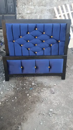 4x6 Black Frame With Blue  Velvet Material