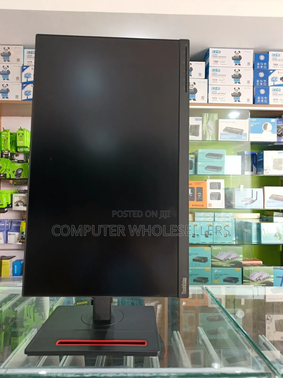 Boxed Lenovo ThinkVision 24" Frameless Monitor , With a Phone Handle
