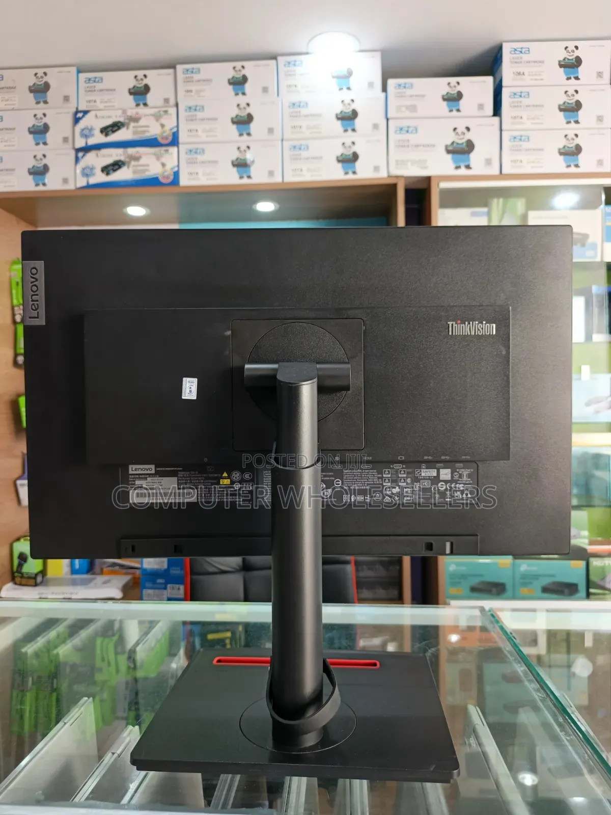 Boxed Lenovo ThinkVision 24" Frameless Monitor , With a Phone Handle
