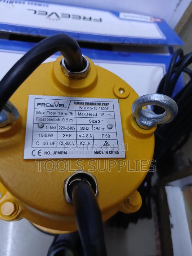 2Hp,sewage Submersible Pump 1500 Watts - thumbnail 2