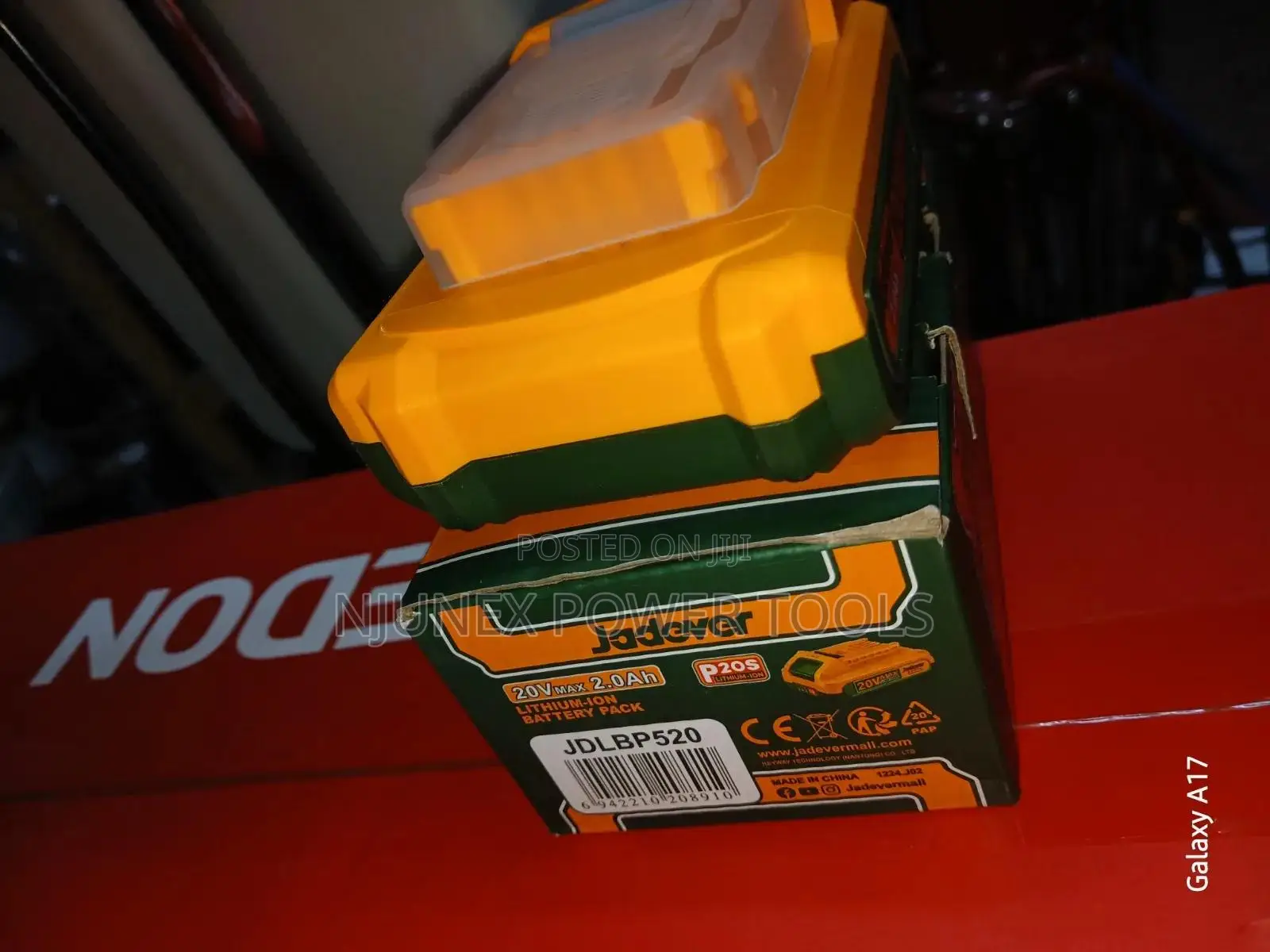 Jadever 20V MAX 2.0Ah Lithium-Ion Battery Pack (Model: JDLBP520)