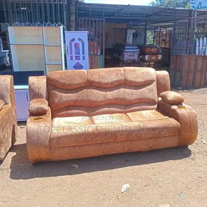 Semi Recliner 3seater Brown With Cup Holders H Quality