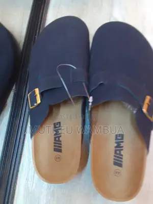 Black and Brown Clogs