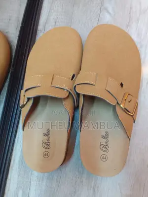 Black and Brown Clogs