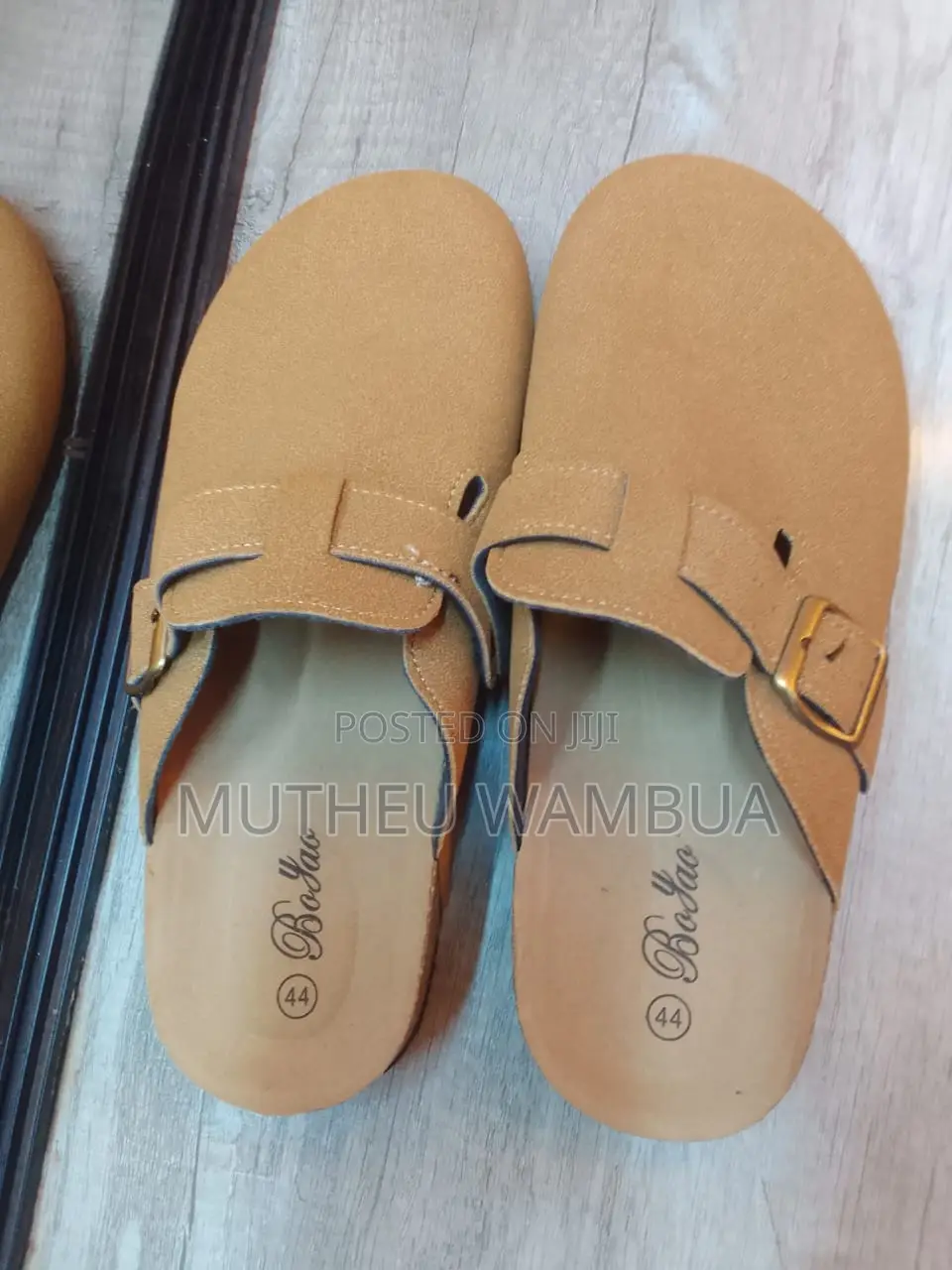 Black and Brown Clogs