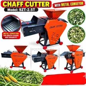Metal Conveyor Smooth Chaff Cutter 600kgs/Hr