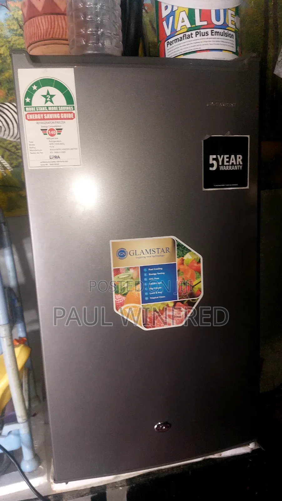 Glamstar 90L Single Door Fridge - Refurbished, Very Clean Cold