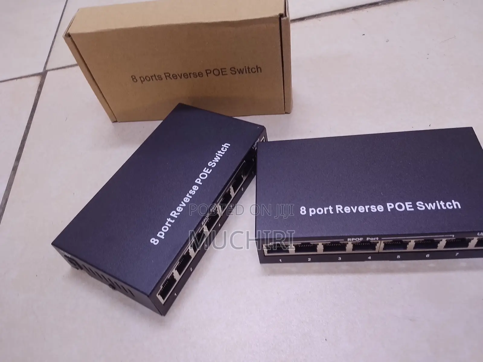 8 Port Reverse PoE Switch for Network Devices